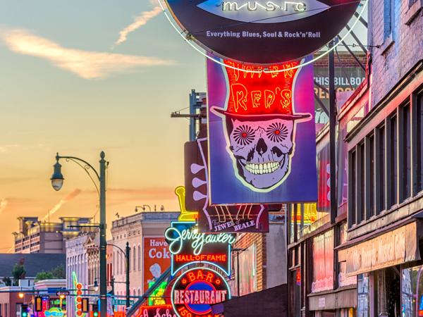 Beale Street Memphis Blues Clubs