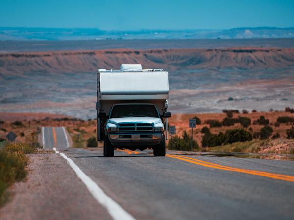 RV camping family road trip